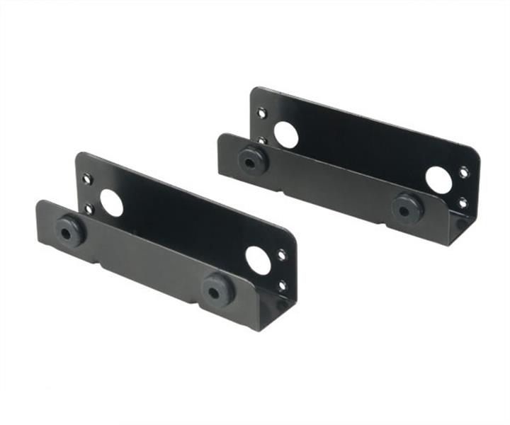 Akasa 3 5 HDD to 5 25 Bay black mounting kit