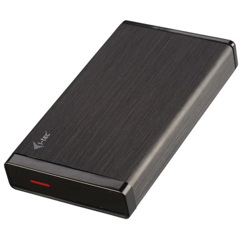 i-tec MYSAFE35U401 behuizing voor opslagstations HDD-behuizing Zwart, Metallic 3.5""