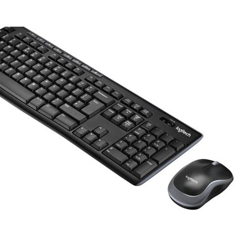 Logitech MK270 toetsenbord RF Draadloos QWERTY Italiaans Zwart