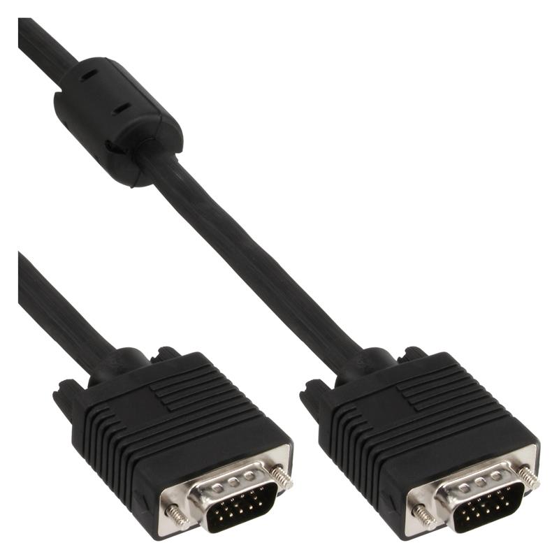 InLine S-VGA kabel zwart 15HD M M 7m