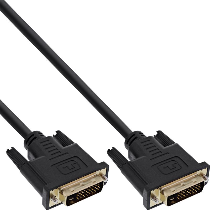 InLine DVI-D kabel Premium 24 1 M M Dual Link verguld 2m