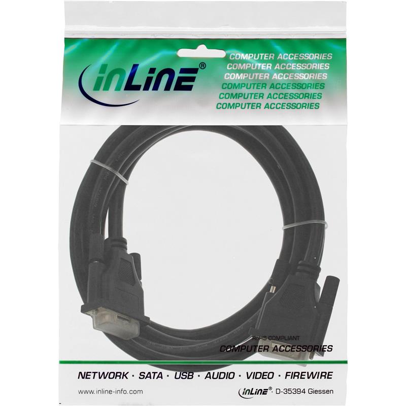 InLine DVI-D kabel 24 1 M M Dual Link 2m