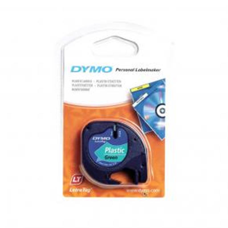 DYMO S0721640 labelprinter-tape Zwart op groen