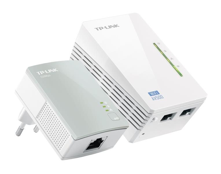 TP-LINK TL-WPA4220KIT PowerLine-netwerkadapter 300 Mbit/s Ethernet LAN Wi-Fi