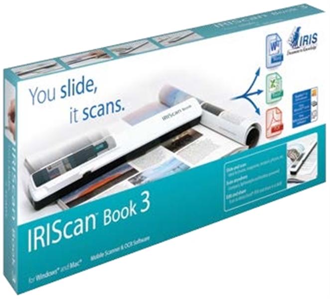I.R.I.S. IRIScan Book 3 Handmatige scanner 900 x 900 DPI A4 Wit