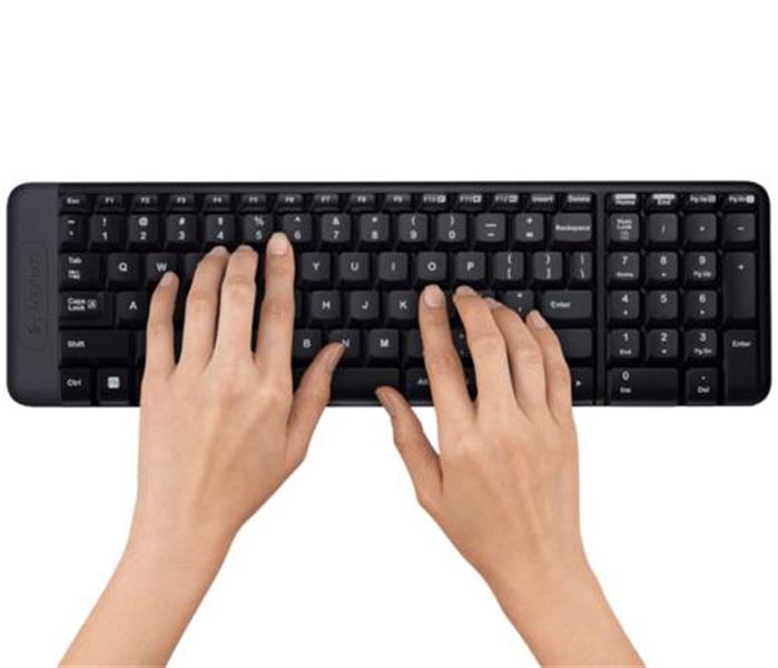 Logitech MK220 toetsenbord RF Draadloos QWERTY Internationaal EER Zwart
