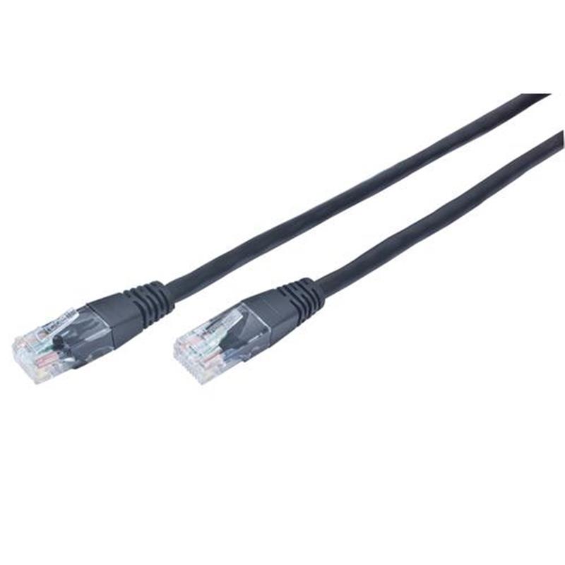 UTP Cat5E patchkabel 0 25 m zwart