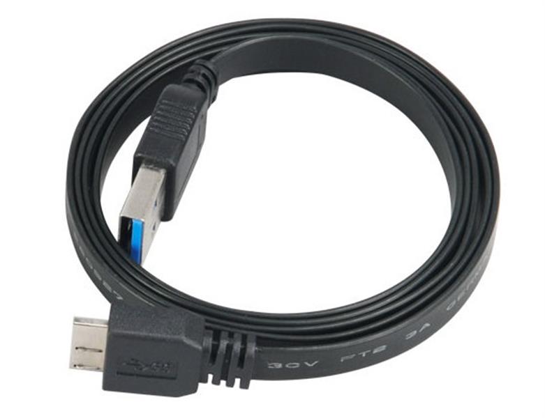 Akasa PROSLIM USB 3 0 Cable SuperSpeed 5Gbps USB A - Micro USB B 1 5m *USBAM *MUSBBM