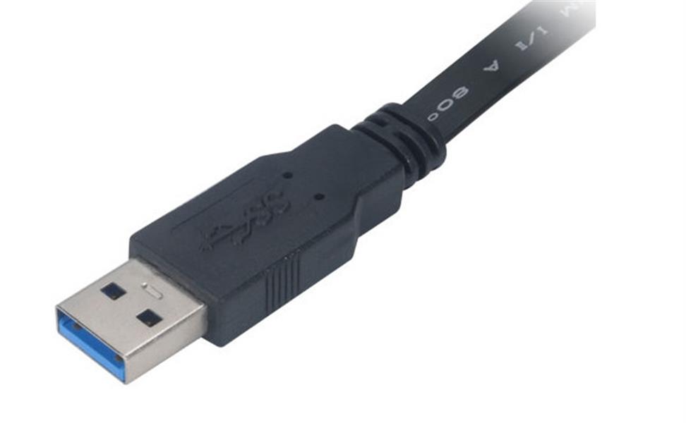 Akasa PROSLIM USB 3 0 Cable SuperSpeed 5Gbps USB A - USB A 1 5m *USBAM