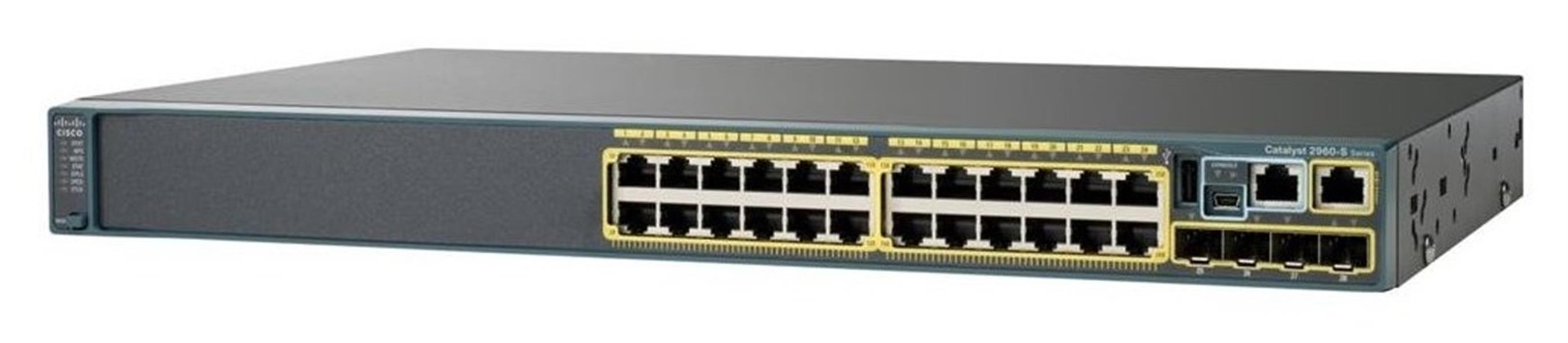 Cisco Catalyst WS-C2960X-24PD-L netwerk-switch Managed L2 Gigabit Ethernet (10/100/1000) Power over Ethernet (PoE) Zwart