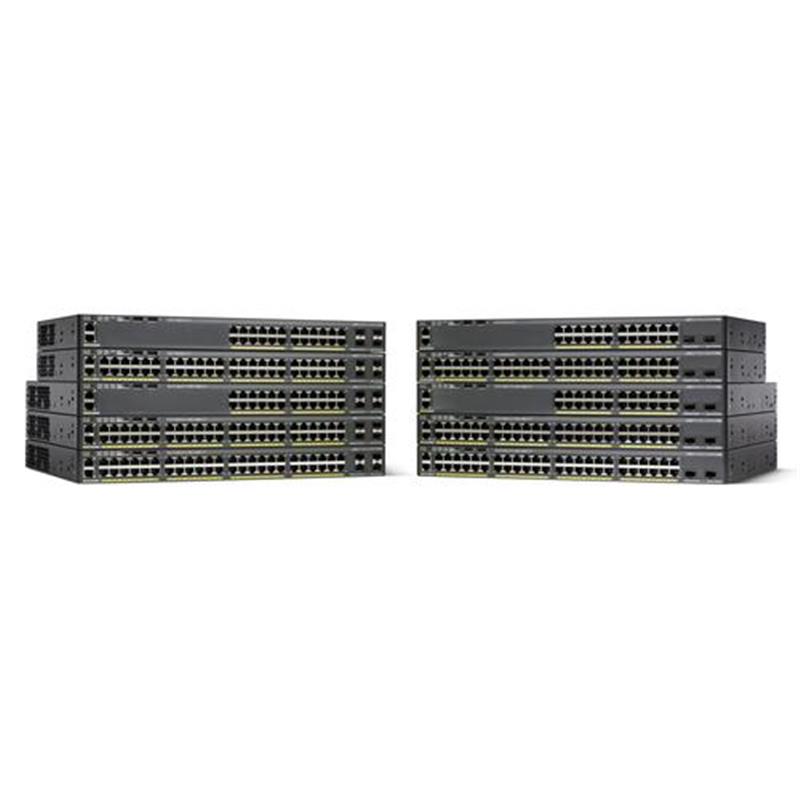 Cisco Catalyst WS-C2960X-48FPS-L netwerk-switch Managed L2/L3 Gigabit Ethernet (10/100/1000) Power over Ethernet (PoE) Zwart