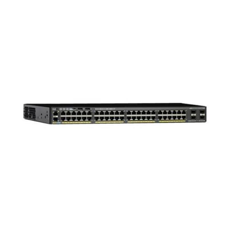 Cisco Catalyst WS-C2960X-48FPS-L netwerk-switch Managed L2/L3 Gigabit Ethernet (10/100/1000) Power over Ethernet (PoE) Zwart