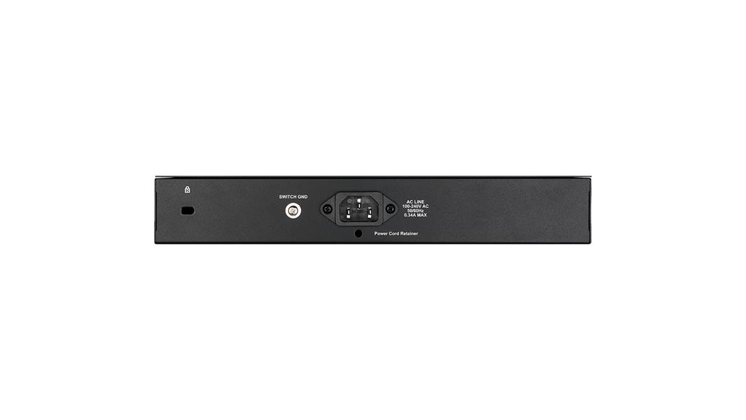 D-Link DGS-1210-08P Managed L2 Gigabit Ethernet (10/100/1000) Power over Ethernet (PoE) Zwart