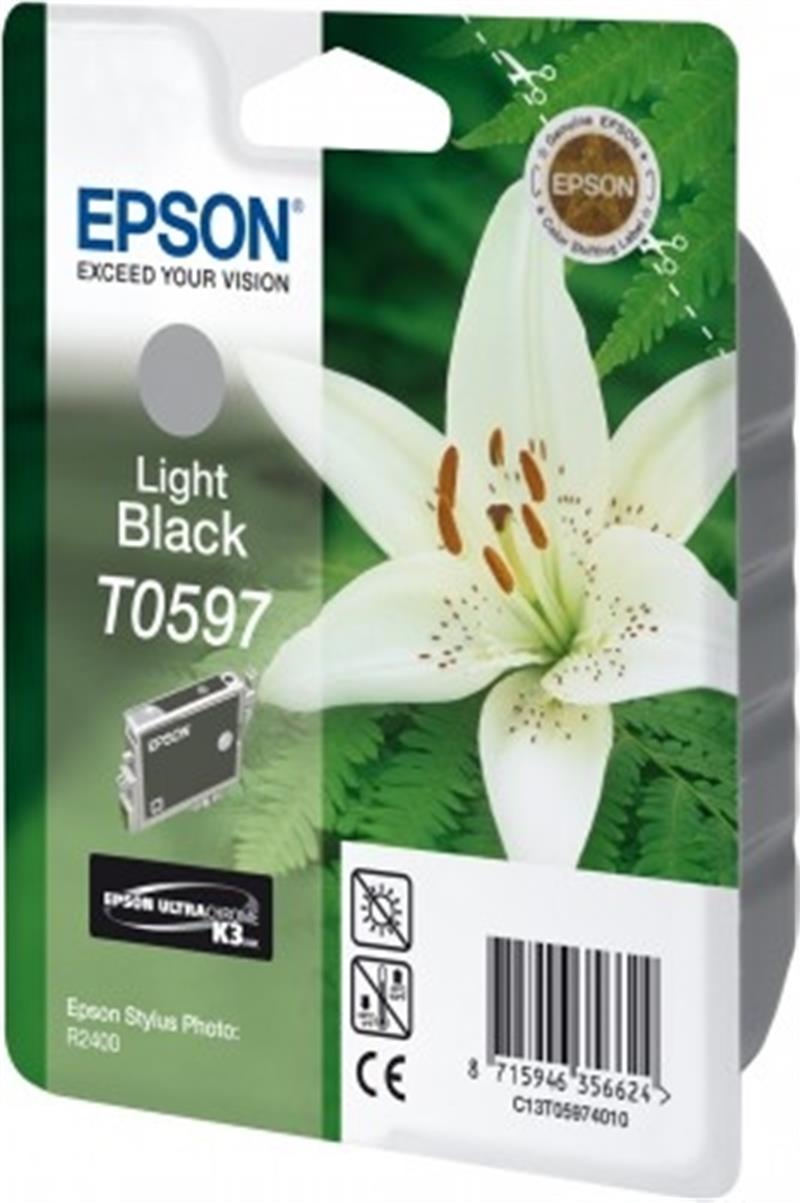 Epson Lily inktpatroon Light Black T0597 Ultra Chrome K3