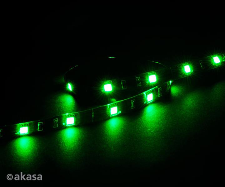 Akasa VegasM secure 10 pc Magnetic LED strip light 50cm Green