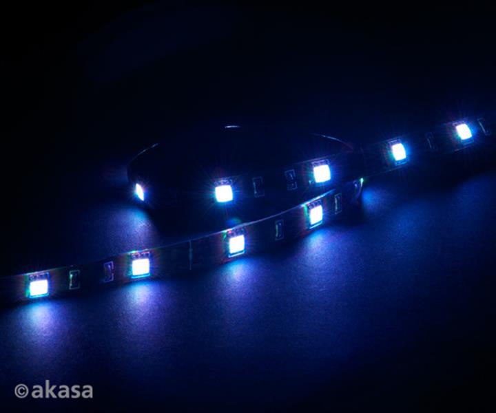 Akasa VegasM secure 10 pc Magnetic LED strip light 50cm Blue