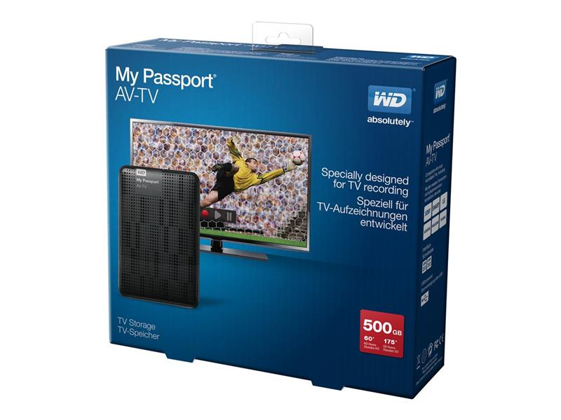 WD MY Passport AV-TV 500GB TV Storage
