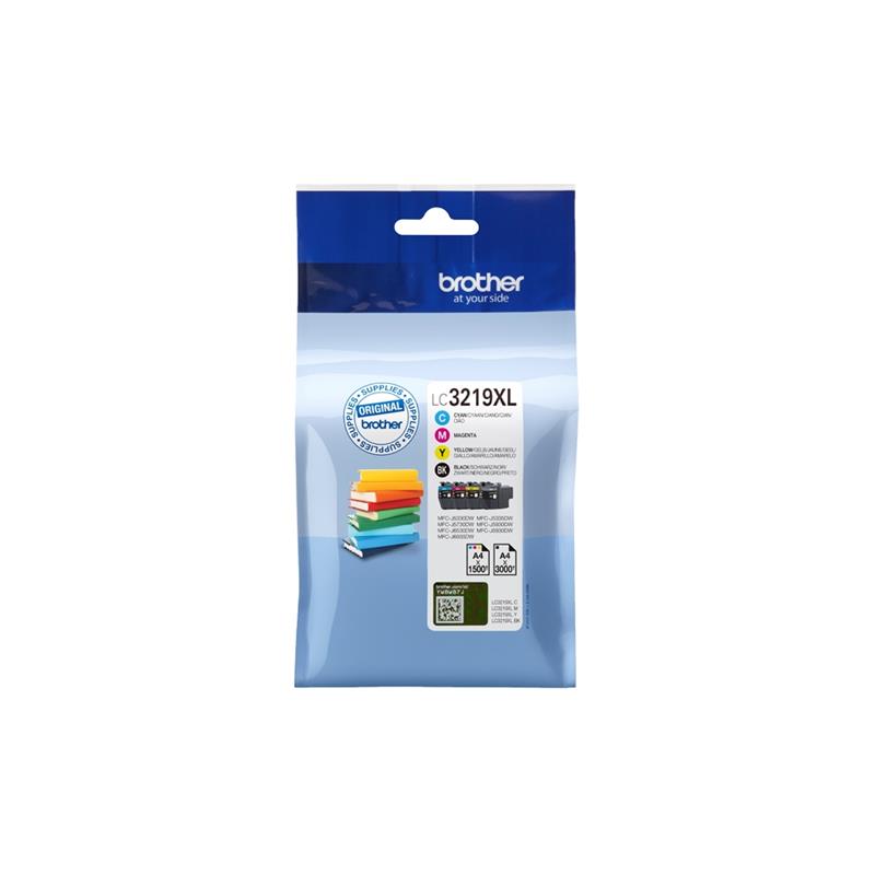 Brother LC-3219XLVAL inktcartridge Origineel Zwart, Cyaan, Magenta, Geel Multipack