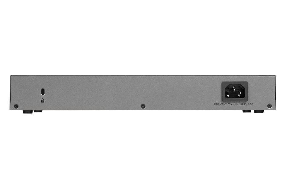 Netgear ProSAFE Unmanaged Plus Switch - JGS516PE - 16 Power over Ethernet (PoE) poorten
