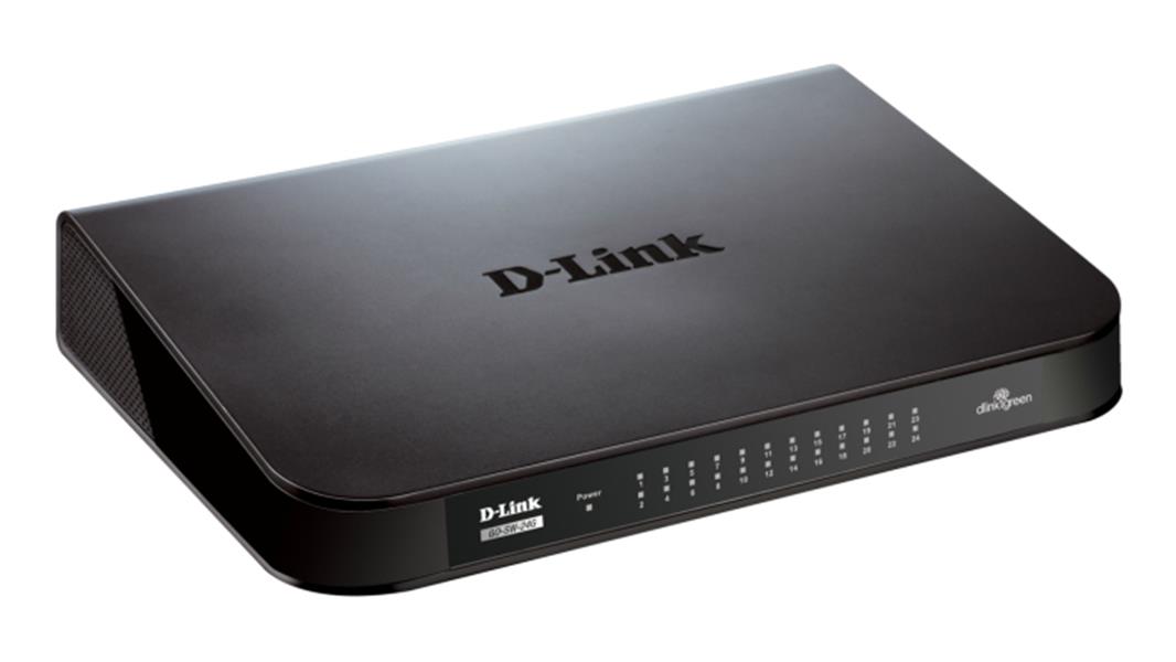 D-Link GO-SW-24G Unmanaged L2 Gigabit Ethernet (10/100/1000) Zwart