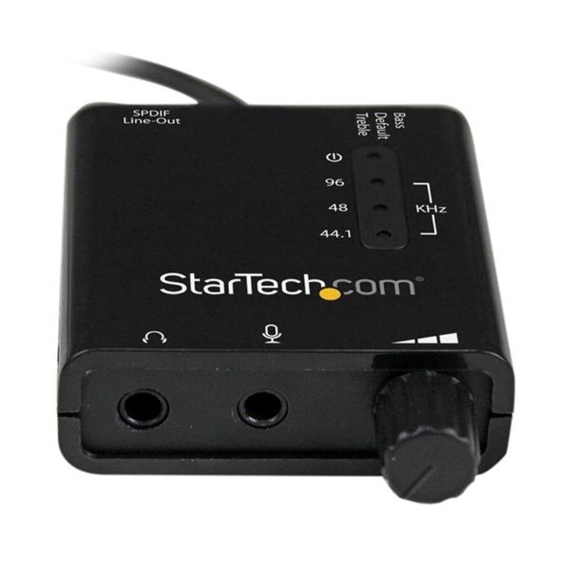 StarTech.com USB-stereo audio adapter externe geluidskaart met SPDIF digitale audio en stereo mic