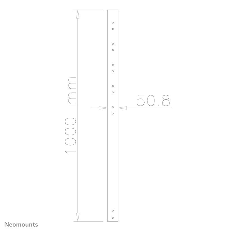 Neomounts verlengbuis plafondsteun