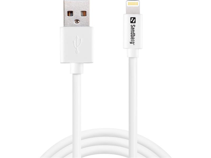 Sandberg USB>Lightning MFI 1m White