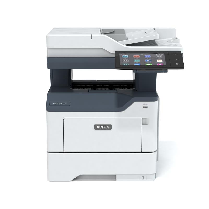 Xerox VersaLink B415 A4 47 ppm dubbelzijdig kopiëren en printen, scannen en faxen, geschikt voor PS3 PCL5e/6 2 laden voor totaal 650 vel