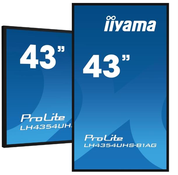iiyama LH4375UHS-B1AG beeldkrant 108 cm (42.5"") LCD 500 cd/m² 4K Ultra HD Type processor Android 8.0 18/7