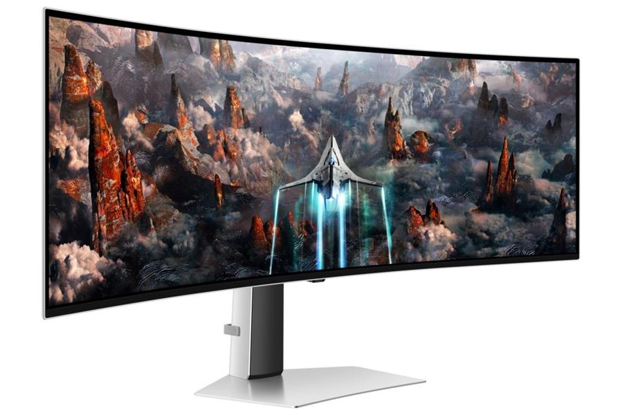 Samsung Odyssey LS49CG934SUXEN computer monitor 124,5 cm (49"") 5120 x 1440 Pixels DQHD OLED Zilver