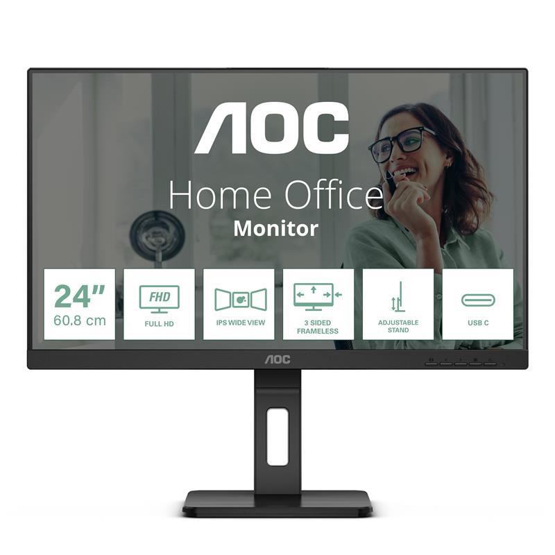 AOC 24P3CV LED display 60,5 cm (23.8"") 1920 x 1080 Pixels Full HD Zwart