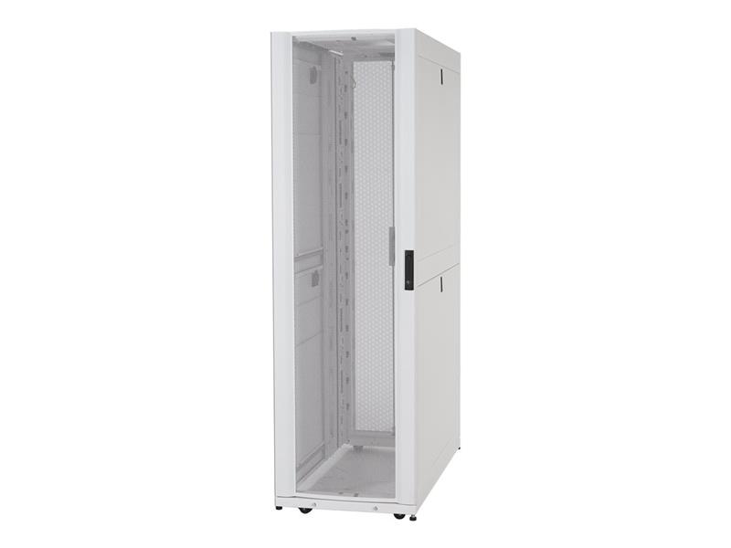 APC NetShelter SX 42U 600mm(b) x 1070mm(d) 19"" IT rack, behuizing met zijpanelen, wit