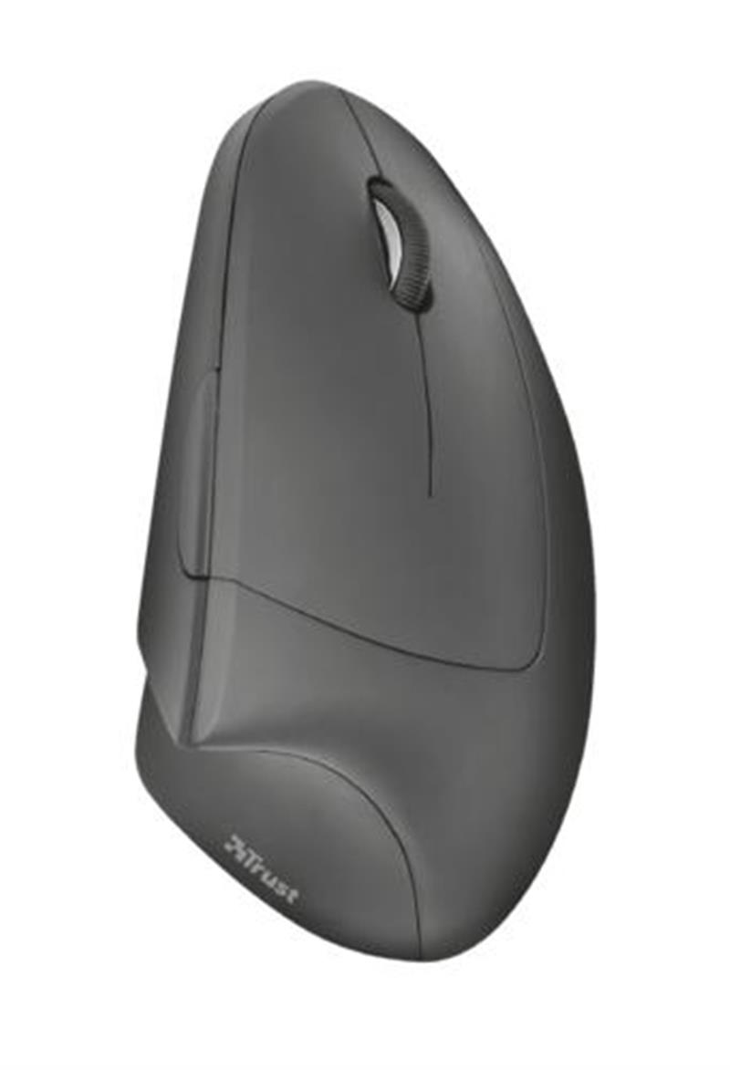 Trust Verto | Ergonomische Muis | DRAADLOZE | Verticaal | Grijs