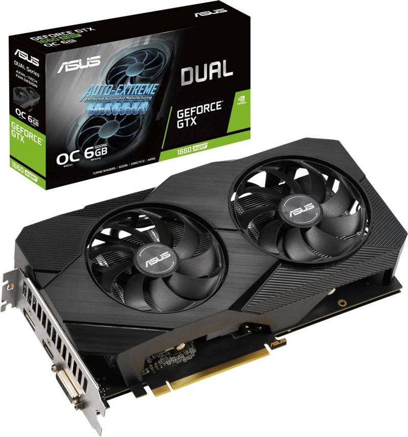 ASUS Dual -GTX1660S-O6G-EVO GeForce GTX 1660 SUPER 6 GB GDDR6