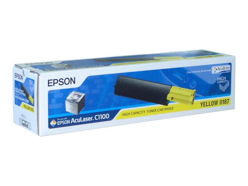 Epson Toner geel S050187 AcuBrite Hoge capaciteit