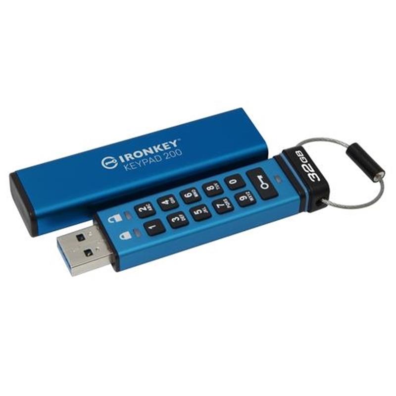 32GB IronKey Keypad 200 FIPS 140-3 Lvl3