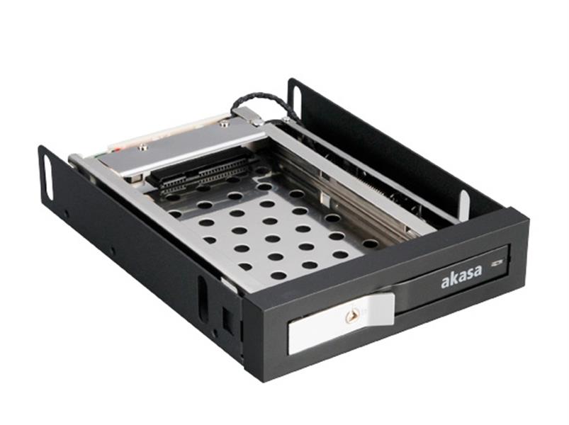 Akasa Lokstor M25 Single 3 5 Bay for 2 5 SSD HDD Mobile rack