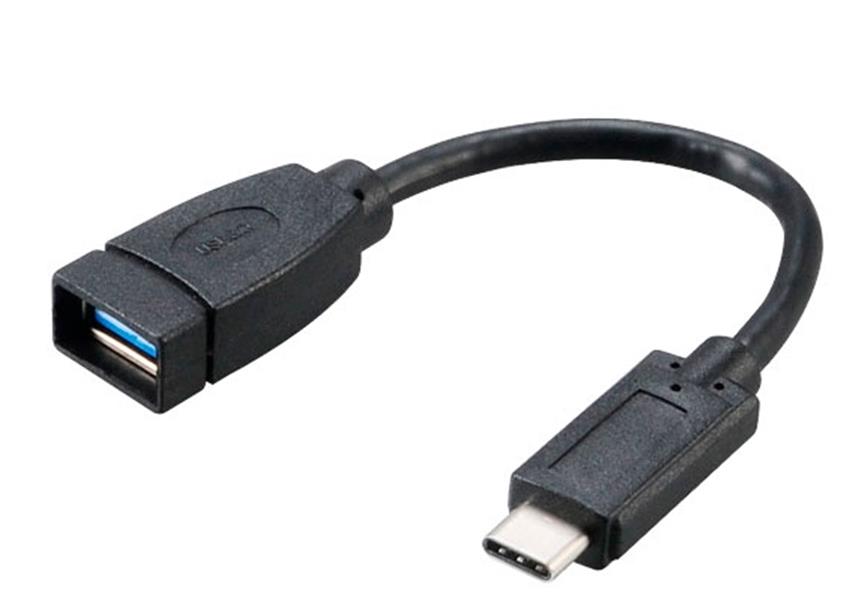 Akasa USB 3 1 Gen2 Adapter Cable USB C - USB A Female 0 15m *USBCM *USBAF