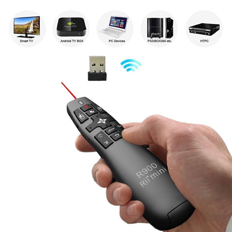 Rii R900 mini Air mouse presenter built-in laserpointer