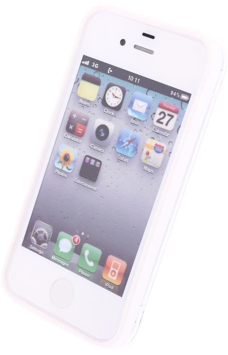 Mobilize Hybrid Case Transparent Apple iPhone 4 4S White