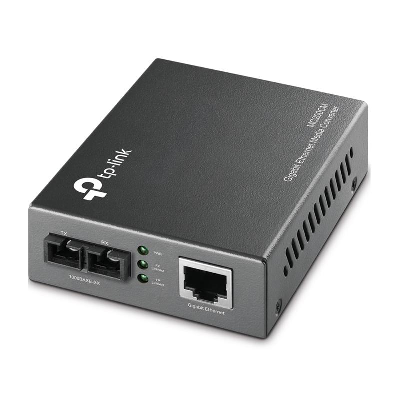 TP-LINK Gigabit Multi-mode Media Converter netwerk media converter 850 nm