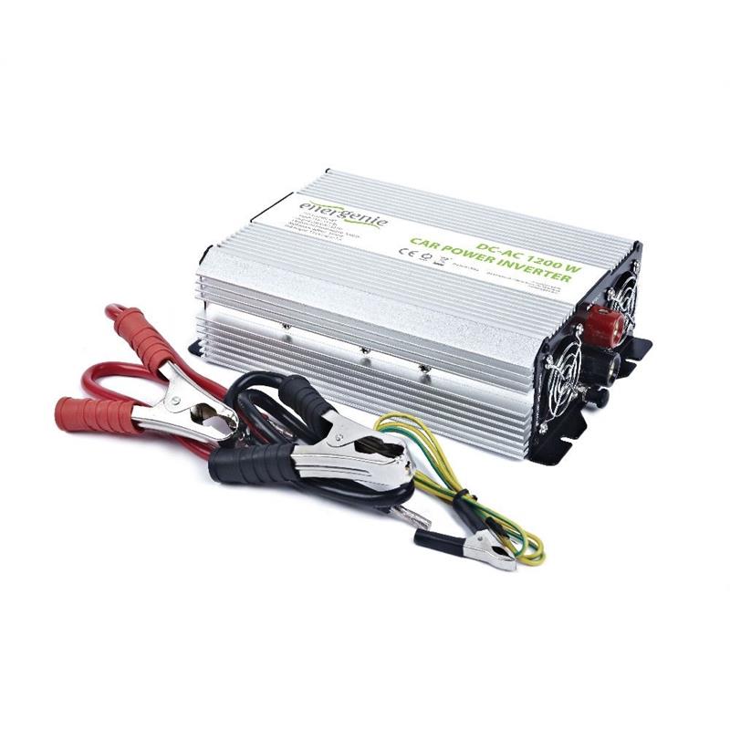 Energenie omvormer voor in de auto 1200 W Energenie omvormer voor in de auto 1200 W