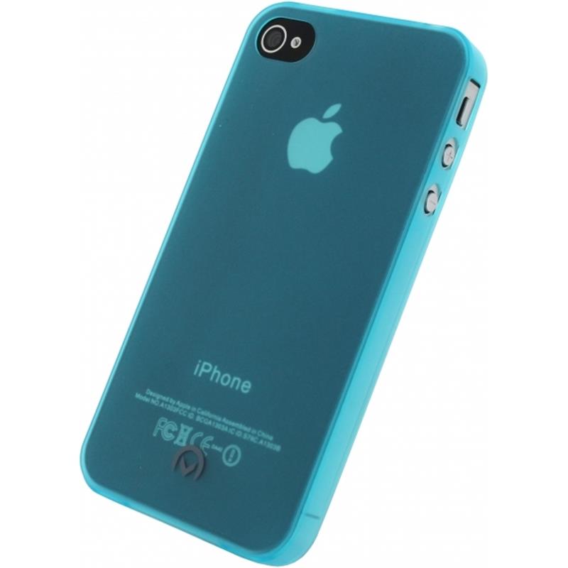 Mobilize Gelly Case Ultra Thin Apple iPhone 4 4S Neon Blue