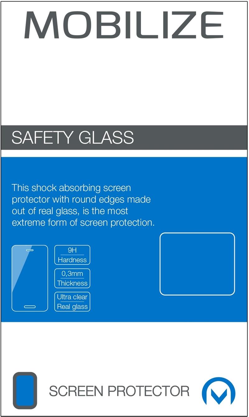 Mobilize Glass Screen Protector - White Frame - Apple iPhone 6 Plus 6S Plus