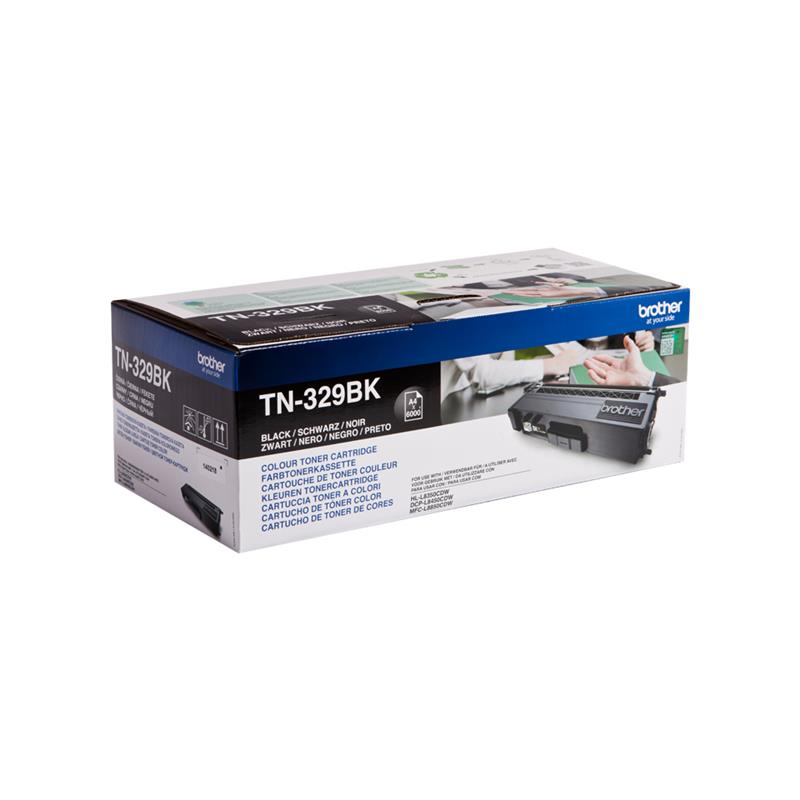 Brother TN-329BK tonercartridge Origineel Zwart 1 stuk(s)