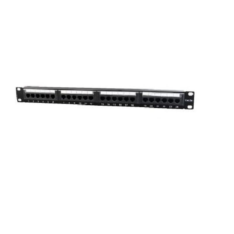 Cat5e 24-poorts patchpanel met kabelorganizer