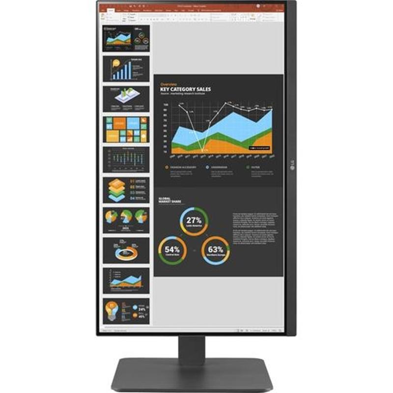 LG MONITOR 24BR650B-C.AEU 60,5 cm (23.8"") 1920 x 1080 Pixels Full HD LED Grijs