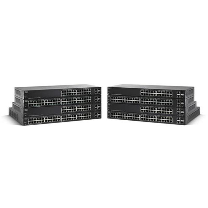 Cisco Small Business SG220-26P Managed L2 Gigabit Ethernet (10/100/1000) Power over Ethernet (PoE) Zwart