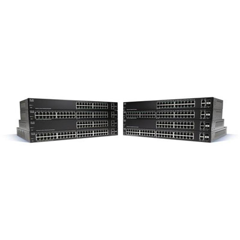 Cisco Small Business SG220-26P Managed L2 Gigabit Ethernet (10/100/1000) Power over Ethernet (PoE) Zwart