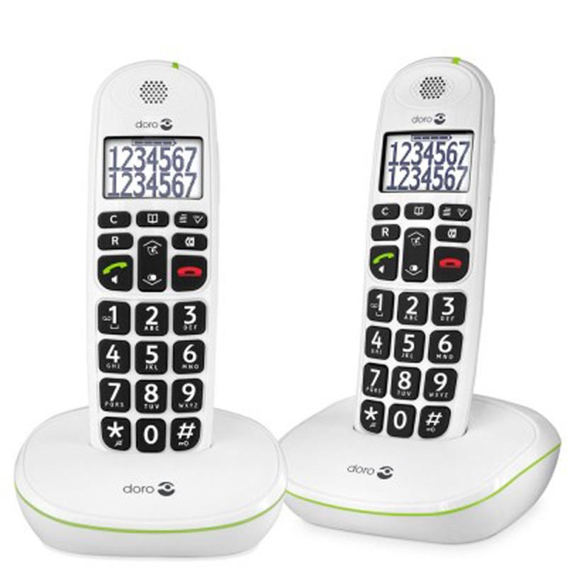 Doro PhoneEasy 110 Duo Dect White